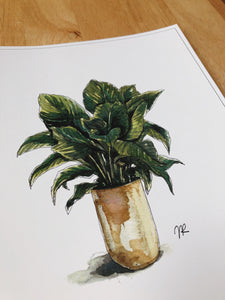 POTTED PLANT PRINT no.2