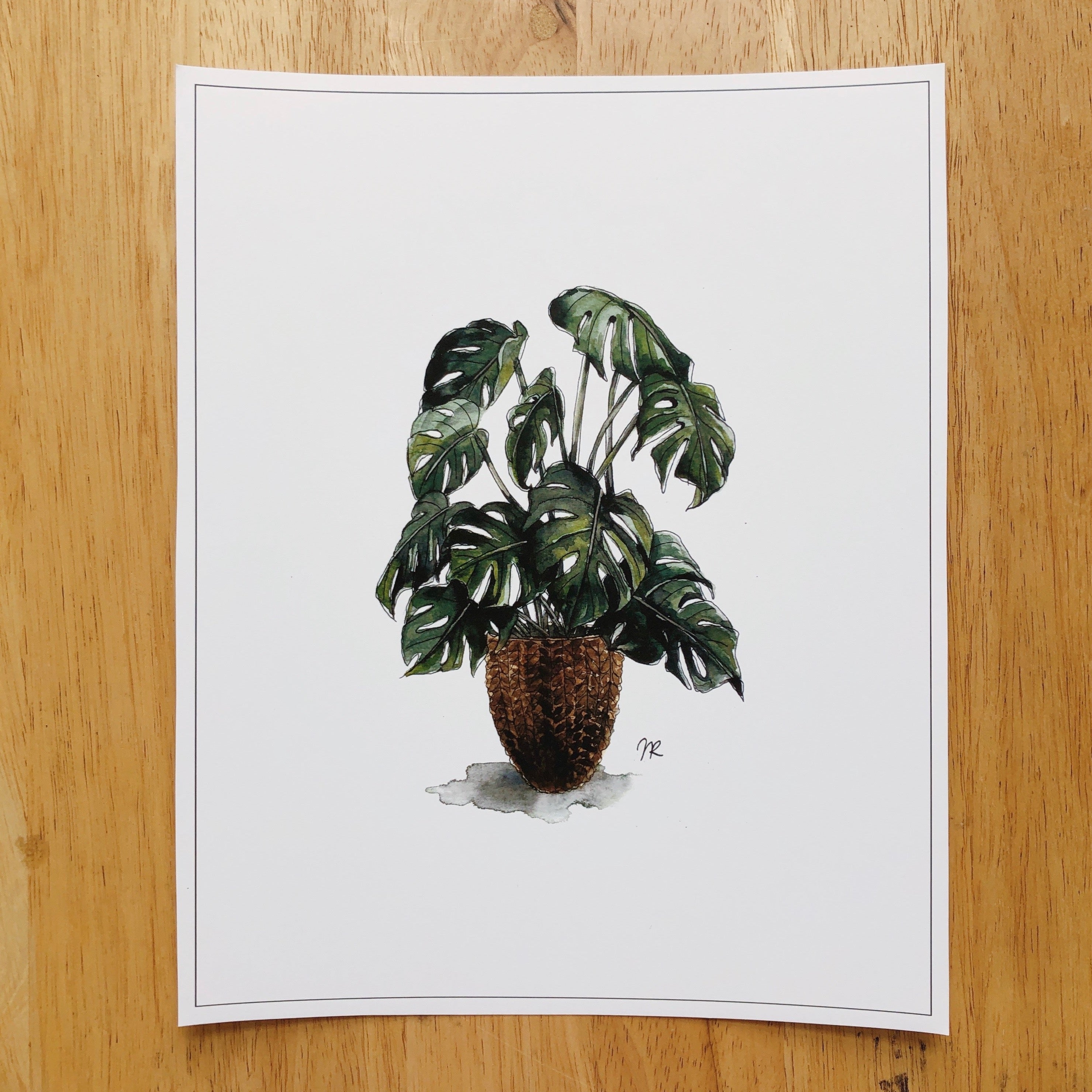 POTTED PLANT PRINT no.1